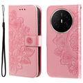 Étui Portefeuille Huawei Mate 70 Air Mandala Série - Rose