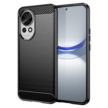 Coque Huawei Nova 12 en TPU Brossé - Fibre de Carbone