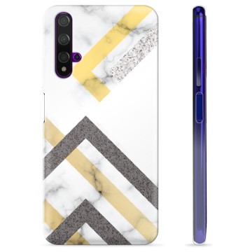 Coque Huawei Nova 5T en TPU - Marbre Abstrait