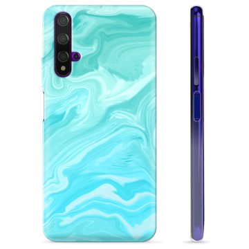 Coque Huawei Nova 5T en TPU - Marbre Bleu