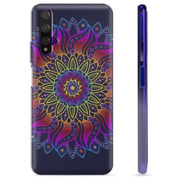 Coque Huawei Nova 5T en TPU - Mandala Coloré