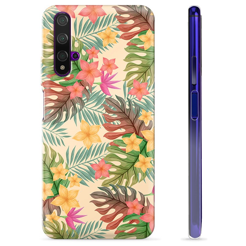 Coque Huawei Nova T En Tpu Fleurs Roses