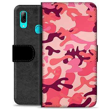 Étui Portefeuille Premium Huawei P Smart (2019) - Camouflage Rose