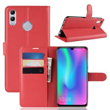 Étui Portefeuille Huawei P Smart (2019) avec Fermeture Magnétique - Rouge