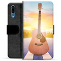 Étui Portefeuille Premium Huawei P20 - Guitare