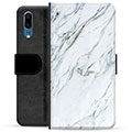 Étui Portefeuille Premium Huawei P20 - Marbre