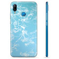 Coque Huawei P20 Lite en TPU - Marbre Bleu