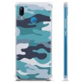 Coque Hybride Huawei P20 Lite - Camouflage Bleu