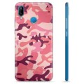 Coque Huawei P20 Lite en TPU - Camouflage Rose