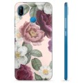 Coque Huawei P20 Lite en TPU - Fleurs Romantiques