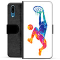 Étui Portefeuille Premium Huawei P20 - Slam Dunk