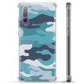 Coque Hybride Huawei P20 Pro - Camouflage Bleu