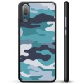 Coque de Protection Huawei P20 - Camouflage Bleu