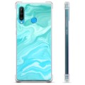 Coque Hybride Huawei P30 Lite - Marbre Bleu