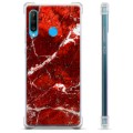 Coque Hybride Huawei P30 Lite - Marbre Rouge