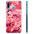 Coque Huawei P30 Lite en TPU - Camouflage Rose