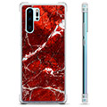 Coque Hybride Huawei P30 Pro - Marbre Rouge