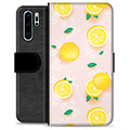 Étui Portefeuille Premium Huawei P30 Pro - Motif Citron