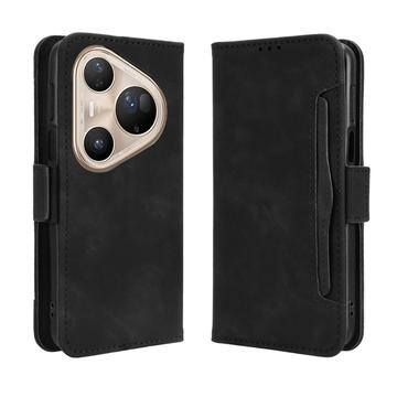 Étui portefeuille Huawei Pura 80 Pro/80 Pro+ Porte-Cartes - Noir