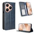 Étui Portefeuille Huawei Pura 80 avec Fermeture Magnétique - Rétro