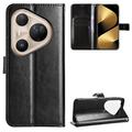 Étui portefeuille Huawei Pura 80 Ultra avec support - Noir