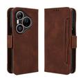 Étui portefeuille Huawei Pura 90 Pro Max Porte-Cartes - Marron