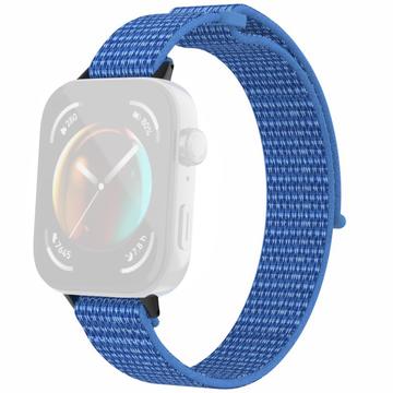 Huawei Watch Fit 3 - Bracelet en Nylon avec Fermeture Velcro - Bleu