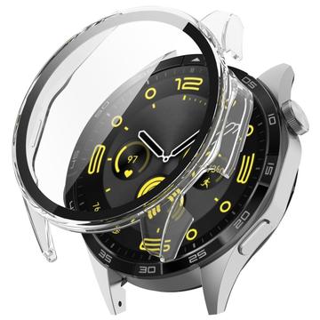 Coque Huawei Watch GT 4 en Plastique avec Protecteur d\'Écran - 46mm - Claire