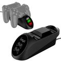 IPEGA PG-9180 Dual Charging Station Game Controller Charging Dock with LED Indicator for PS4 Controller (Station de chargement double pour manette de jeu avec indicateur LED pour manette de PS4)