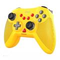 IPEGA PG-SW020 Manette de jeu sans fil Bluetooth avec vibration à deux moteurs sur six axes pour Nintendo Switch/PS3/Android/PC - Jaune