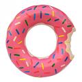 Bouée gonflable / anneau de baignade pour la plage et la piscine - Beignet rose