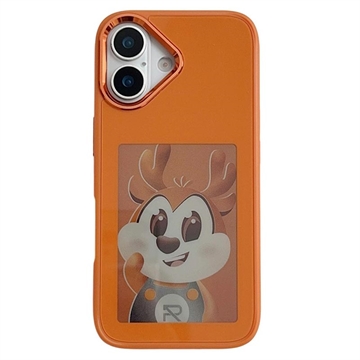 Coque iPhone 17 InkZone DIY E-Ink NFC - Orange