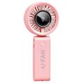Ventilateur portable pliable JF133 - 3600mAh - Rose