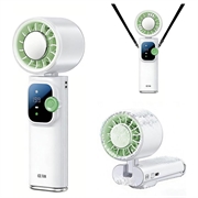 Ventilateur rafraîchisseur d'air portable TEC JF166 à 199 vitesses - Blanc