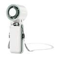 Ventilateur portable JF168 avec refroidisseur d'air, batterie 6000mAh - Blanc