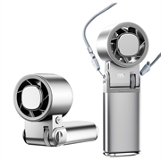 Ventilateur portable JF181 avec éclairage LED - 6000mAh