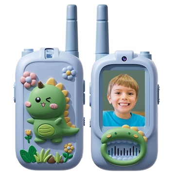 JK200 Talkie-walkie vidéo pour enfants avec caméra - 2 Pcs.