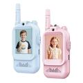 JK200 Kids Video Walkie-Talkie with Camera - 2 Pcs. - Bleu / Rose
