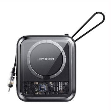 Joyroom Icy JR-L007 Banque d\'alimentation Lightning avec chargement magnétique sans fil - 10000mAh - Noir