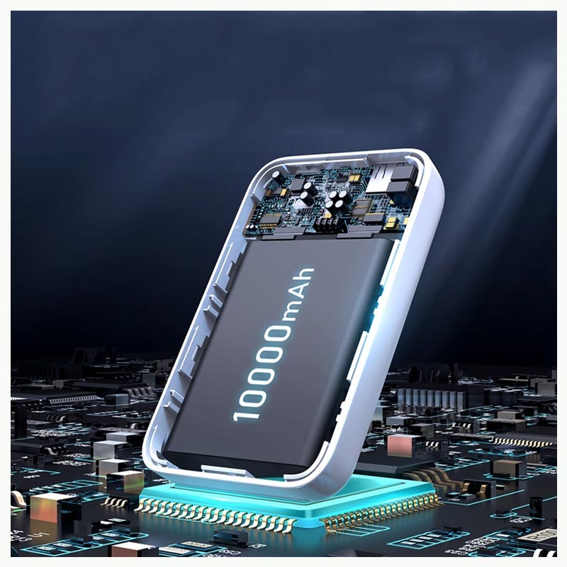 Batterie Externe Portable à Double Câble avec Affichage Numérique JOYROOM -  Ma Coque