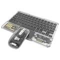 Clavier et souris Bluetooth transparents KB333
