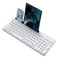 Ensemble clavier et souris sans fil KS184 avec support pour tablette/smartphone - Gris