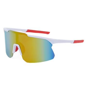 Lunettes de cyclisme KV Speed Half Frame - Rouge / Blanc