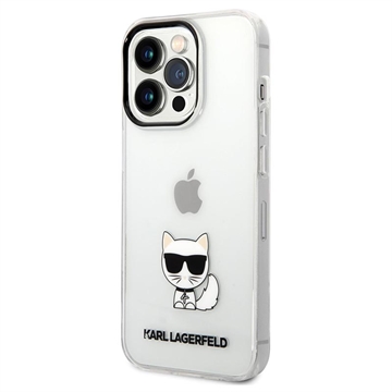 Coque iPhone 14 Pro Karl Lagerfeld Choupette Logo