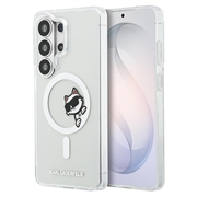 Coque magnétique Samsung Galaxy S26 Ultra Karl Lagerfeld IML Choupette Peekaboo Logo - Transparente
