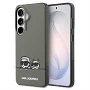 Samsung Galaxy S26 Karl Lagerfeld IML Karl&Choupette ; Étui magnétique avec logo Peekaboo