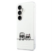Samsung Galaxy S26 Karl Lagerfeld IML Karl&Choupette ; étui magnétique avec logo Peekaboo