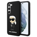 Coque Samsung Galaxy S23 5G en Silicone Karl Lagerfeld Ikonik - Noire