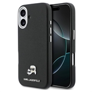 Coque iPhone 17 Karl Lagerfeld Karl and Choupette Heads Pins - Compatible MagSafe