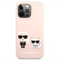 Coque iPhone 13 Pro Max en Silicone Karl Lagerfeld Karl & Choupette